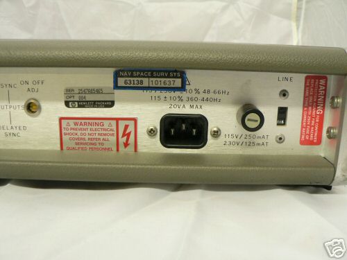 Hewlett packard hp 8403A modulator w/ opt. 004