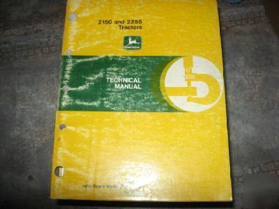 John deere service manual 2150 2255 tractors