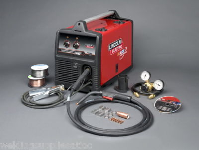 Lincoln power mig 140C mig welder w/cart K2471-1