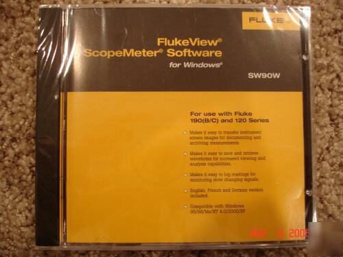 New fluke 192B scope meter with extras & calibration