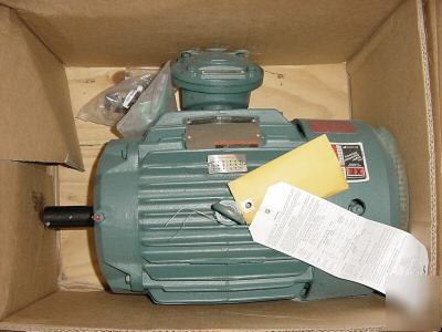 New reliance elec. 10 hp xp 1800 rpm motor 230/460 