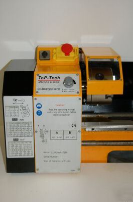 New turner 180 variable speed lathe metal fab - new