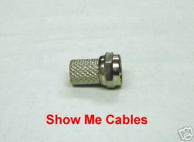 New twist-on f-59 for rg-59 cable bnc connector coax 