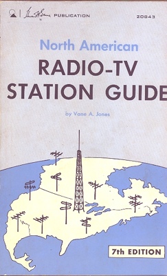 North american radio-tv station guide - vane jones 1971