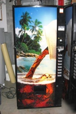 Royal 448 soda pop vending machine refurbished