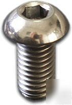 Stainless button head allen bolts M6 x 25 **10 pack**