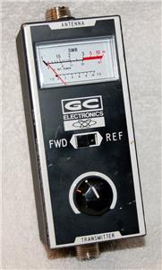 Swr meter/cb radio field strength meter gc electronics