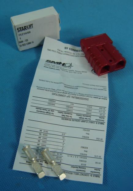 Sy connector 50A 600V red apc anderson power products