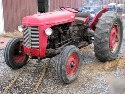 1961 massey ferguson 35 nice tractor bush hog/mower