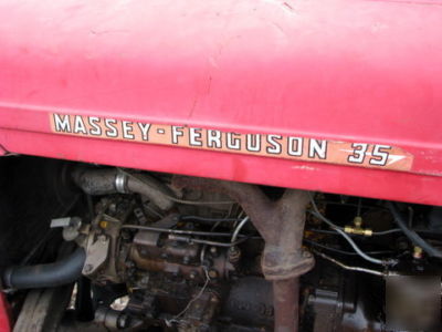 1961 massey ferguson 35 nice tractor bush hog/mower