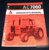 Allis chalmers diesel tractor ac 7060