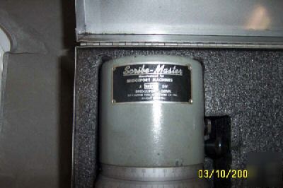 Bridgeport scribe-master attachment mill milling wow 