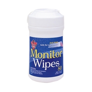 Falcon anti-static monitor wipes (80 wipe tub)