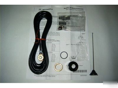 Motorola Â¼ wave uhf 470-512 mhz antenna & coax kit