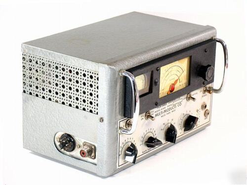 Multi-elmac a-54H hf ham transmitter & psa-500 p/s 