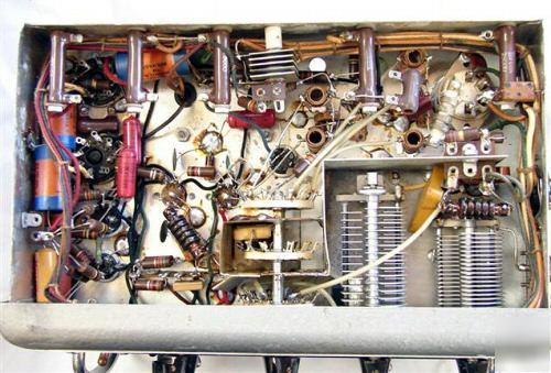 Multi-elmac a-54H hf ham transmitter & psa-500 p/s 