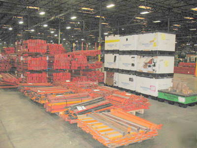 Used pallet racking/beams/wire decking interlake style