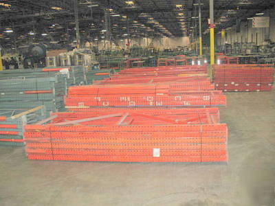 Used pallet racking/beams/wire decking interlake style