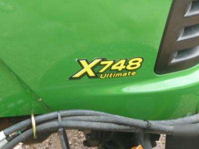  john deere tractor X748 , 4WD 2008