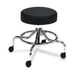 Safco screw lift stool with low base