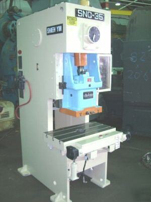 Seyi (shieh yih) gap frame press, 35 ton, 3 hp (19973)