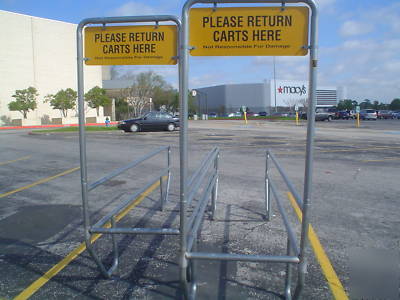 Shopping cart corral for grocery markets 3 for $599