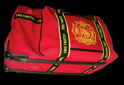 Ultimate firefighter gear bag with wheels