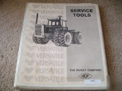Versatile tractor & equipment special tools catalog