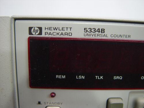 2 hewlett packard hp agilent 5334B universal counter