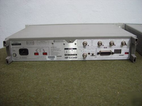 2 hewlett packard hp agilent 5334B universal counter