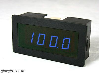 3Â½ blue led digital amp panel meter + shunt ac 0-50A