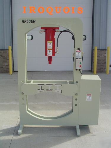 50 ton iroquois hydraulic press,brake,pipe bender,shear