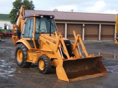 Case 580L farm tractor loader backhoe