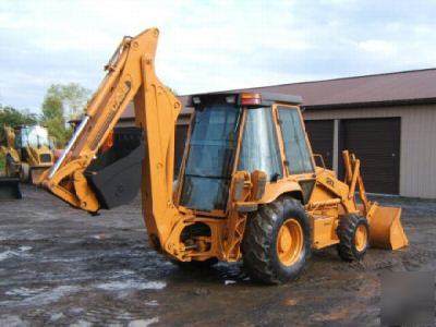 Case 580L farm tractor loader backhoe