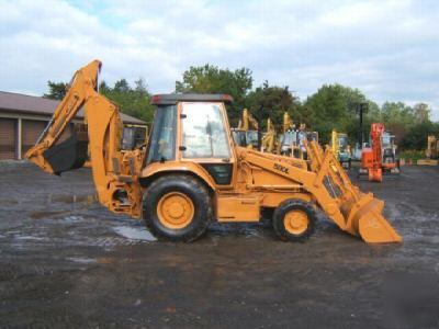 Case 580L farm tractor loader backhoe