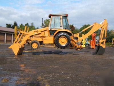 Case 580L farm tractor loader backhoe