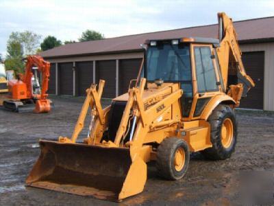 Case 580L farm tractor loader backhoe