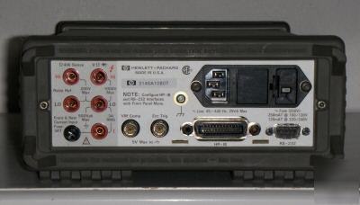 Hp/agilent 34401A multimeter with hp-ib + manual