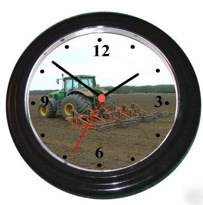 John deere 6920 on floation wheels in a wall clock 