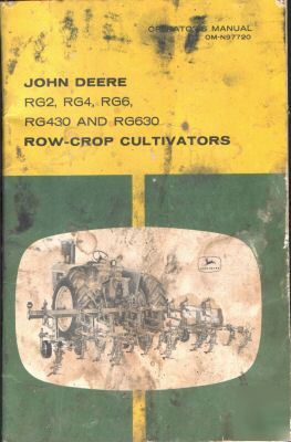 John deere row-crop cultivator operator's manual