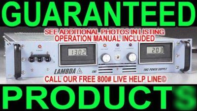 Lambda 0-13V @ 0-200A digital regulated dc power supply