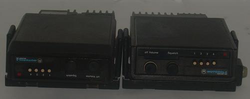 Lot of 2) motorola maxar 80 lowband radios