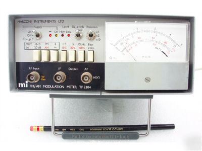 Marconi TF2304 fm/am modulation meter