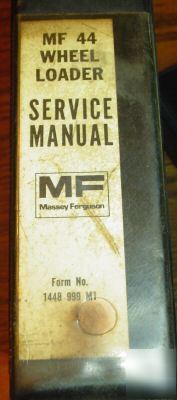 Massey ferguson mf 44 wheel loader service manual