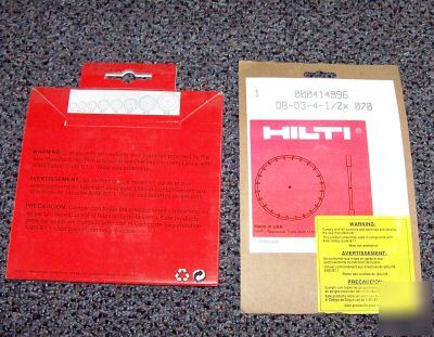 New 11 hilti dc diamond tuck point saw blades 4.5-7/8