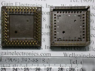 New 6X amp lcc socket 84 pin pcb monut lot