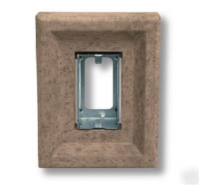 Owens corning cultured taupe receptacle stones