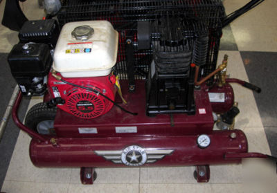 Quincy compressor air star series w/honda 5.5 hp.