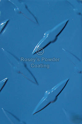 Texas blue 85% gloss 1 lb powder coating paint