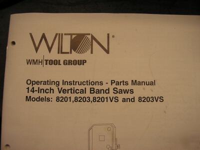 Wilton 8201VS 220V band saw for steel